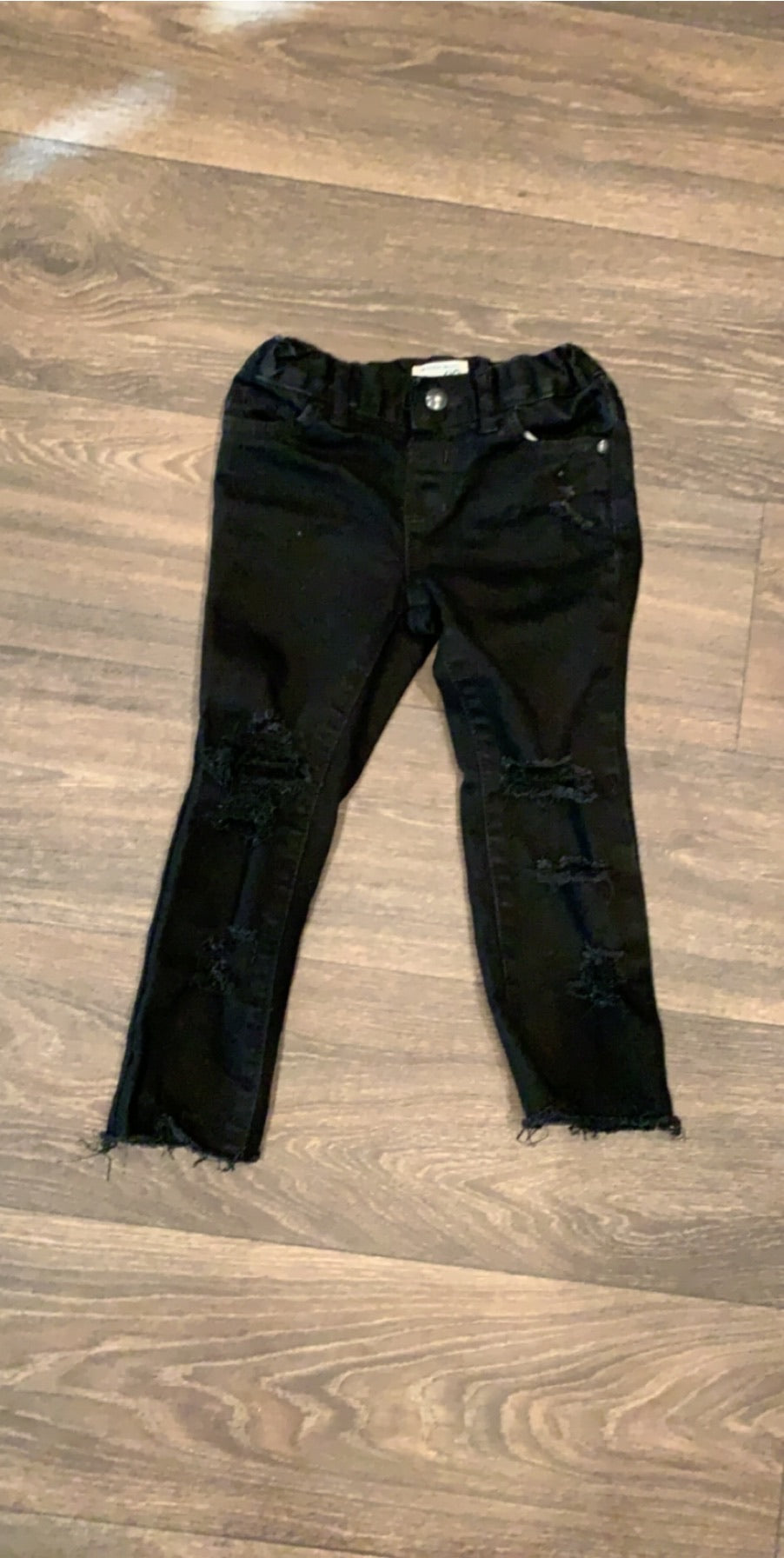 Distressed Jeans - Black - 3T