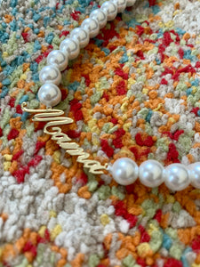 “MAMA” PEARL NECKLACE