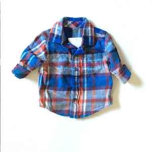 Distressed Flannel -12M
