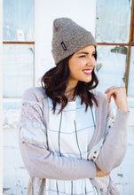 Load image into Gallery viewer, Heather Olive Knit Cuff Beanie