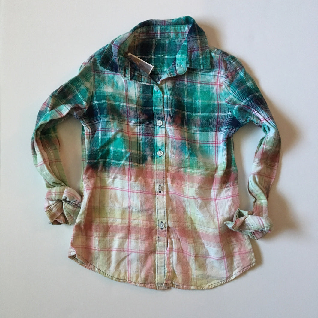 Distressed GIRLS Flannel-5T