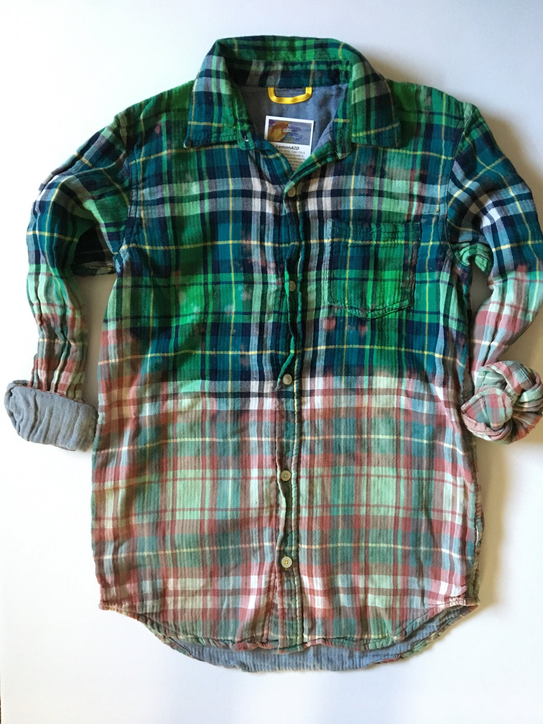Distressed Tunic Flannel - Youth 14