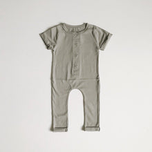 Load image into Gallery viewer, Henley Romper - Stone