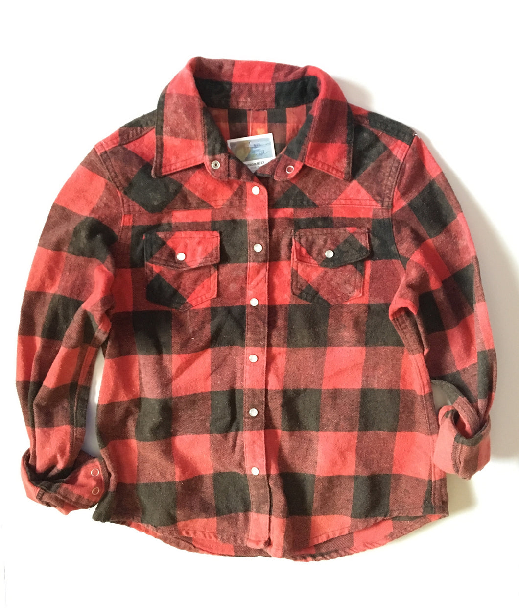 Distressed Flannel - Youth 8