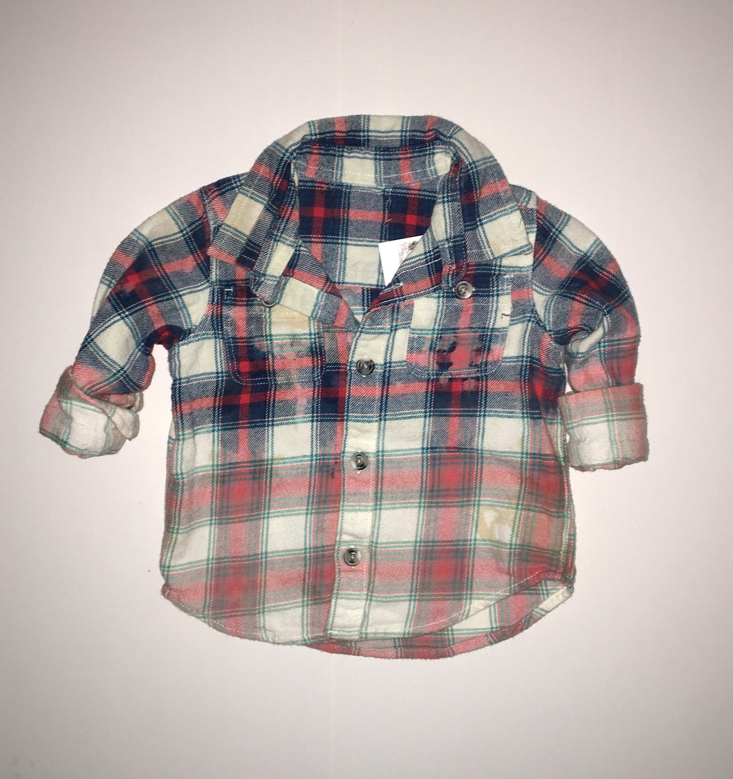 Distressed Flannel - 18M