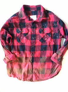 Distressed Flannel - Youth 14