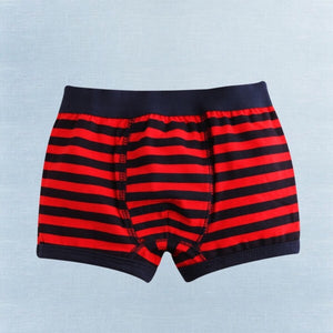 Boxers - Navy & Red Stripes