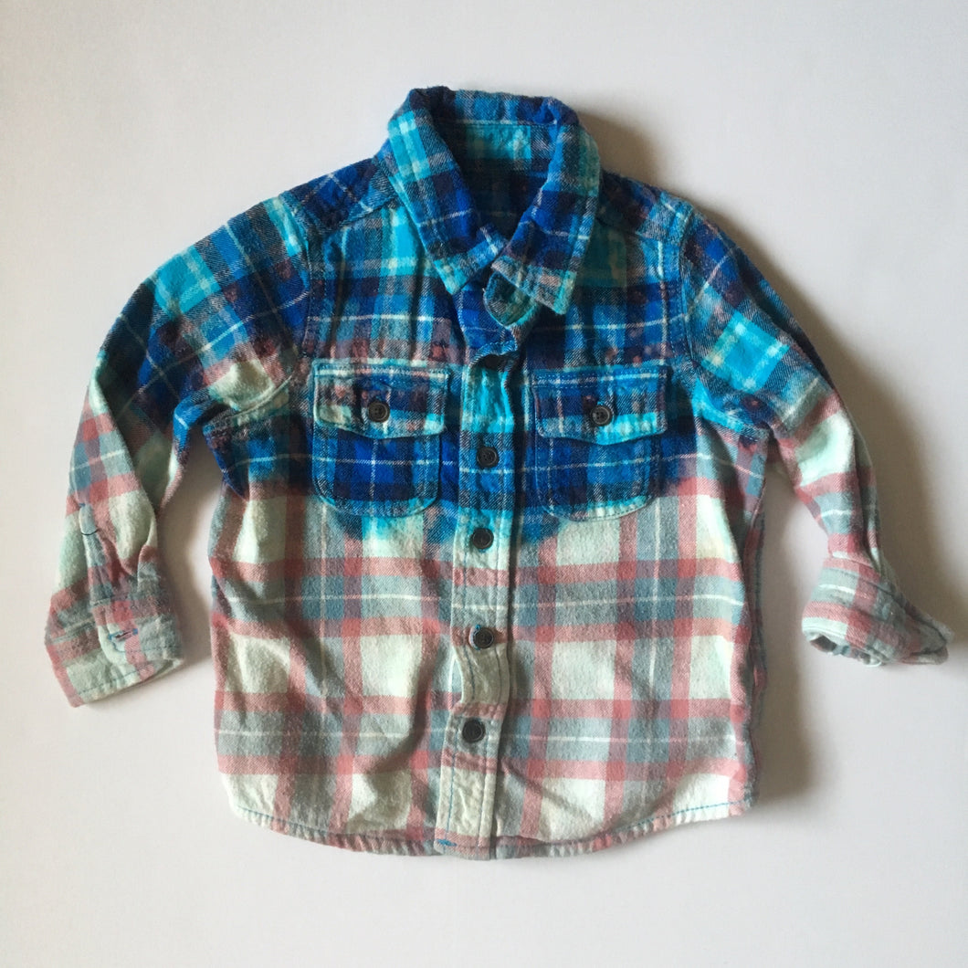 Distressed Flannel - 2T