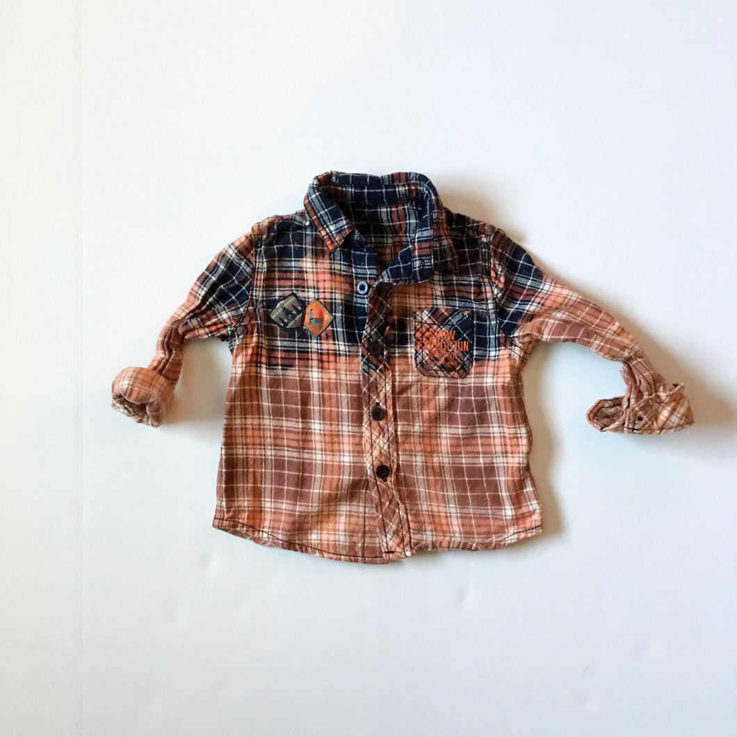Distressed Flannel - 12M