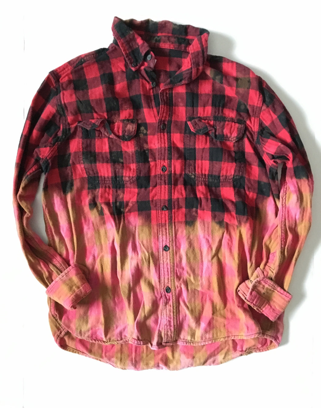 Distressed Flannel - ADULT GIRLS Medium