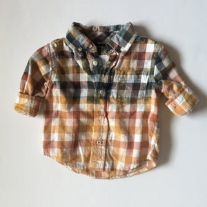 Distressed Flannel - 12M