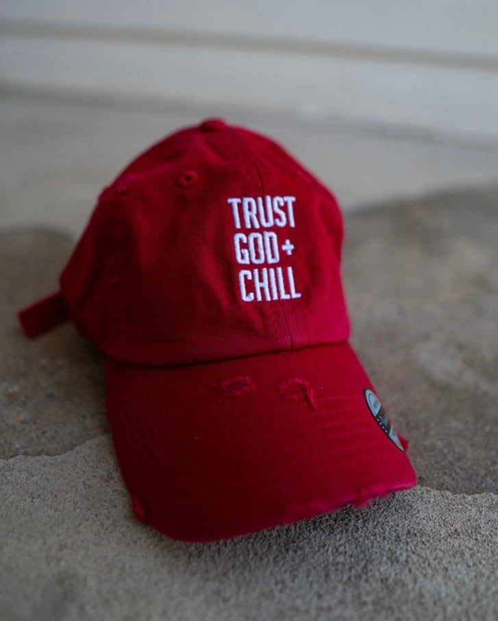 Trust God + Chill - Red