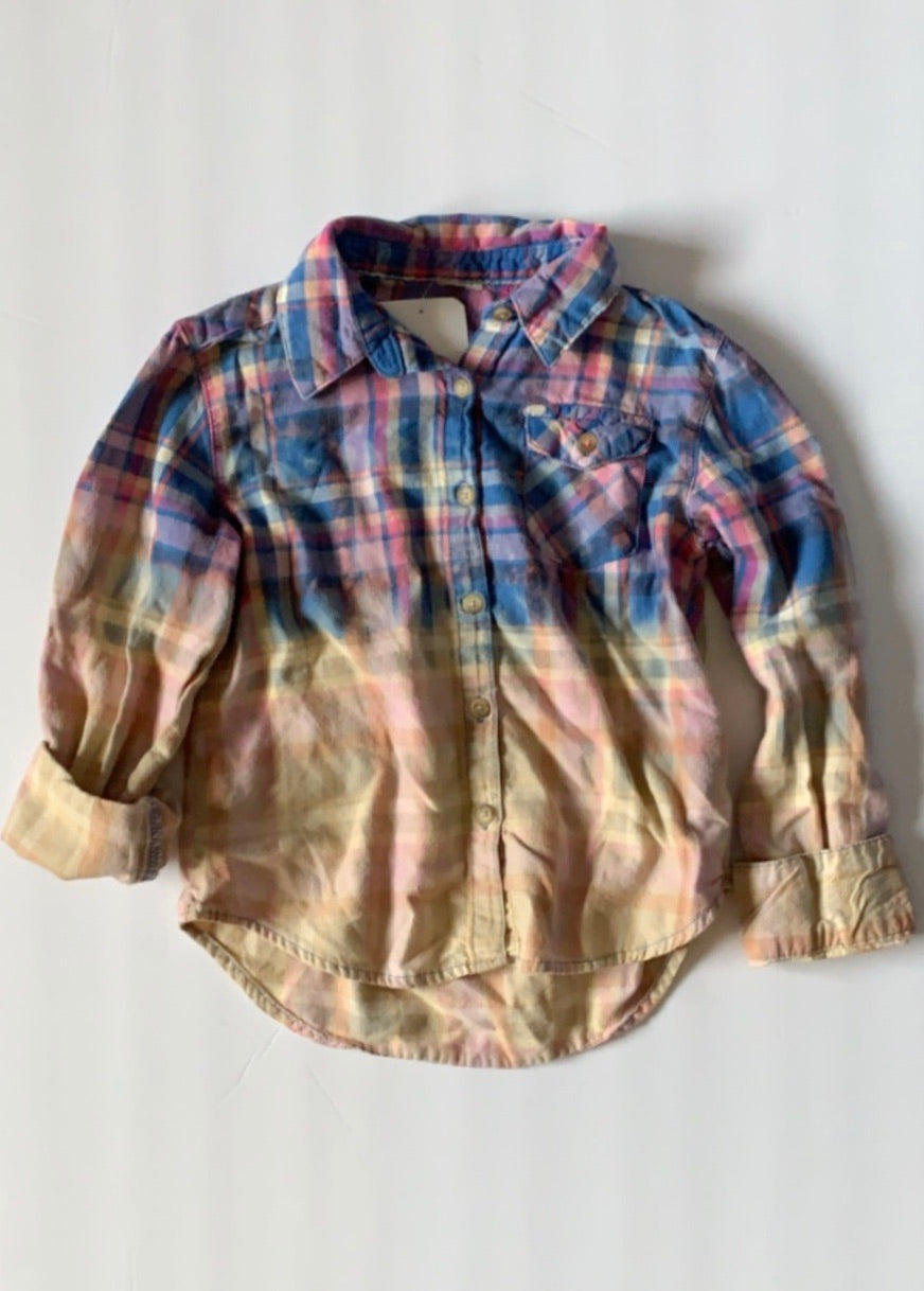 Distressed Spring GIRLS Flannel - Youth 6