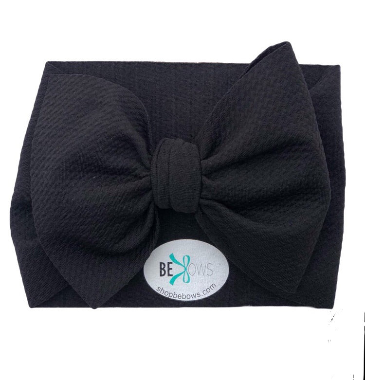 Headwrap - Newborn - Onyx