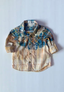 Distressed Spring Flannel - 18M