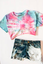 Load image into Gallery viewer, Tie Dye Crop - Youth Small